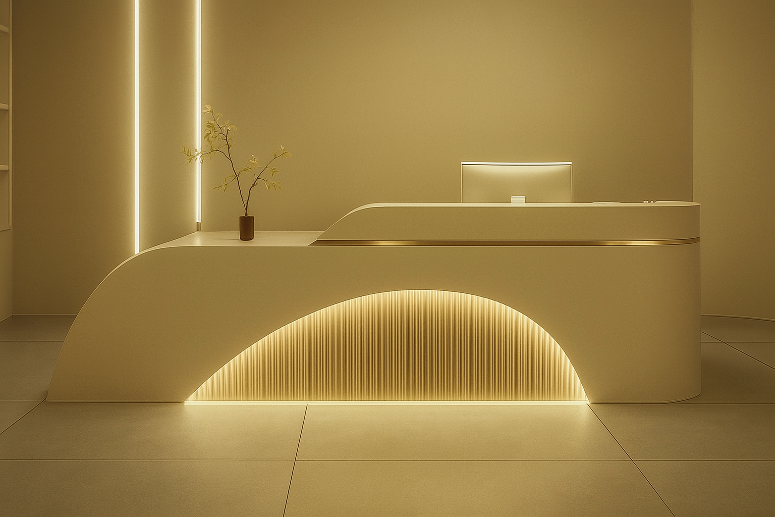 کانتر چوبی سما صنعت - طراحی مدرن و با کیفیت