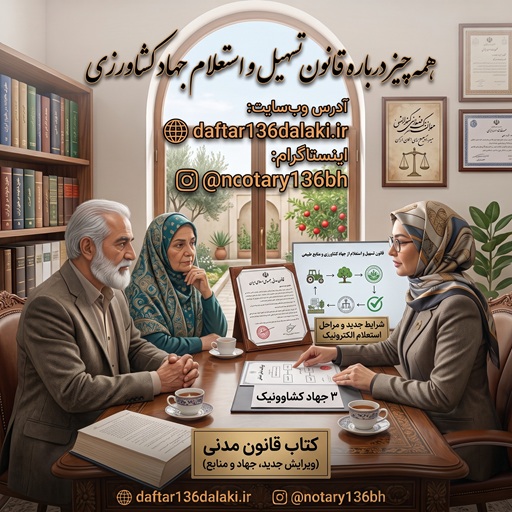 قانون تسهیل و استعلام از جهاد کشاورزی و منابع طبیعی
