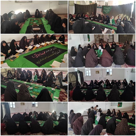 عرض ارادت بچه مسجدی‌های هرمزگان به ساحت ابن‌الرضا(ع)