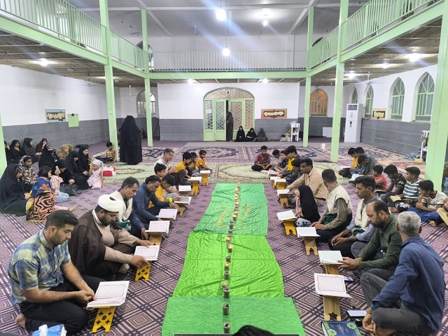 عرض ارادت بچه مسجدی‌های هرمزگان به ساحت ابن‌الرضا(ع)