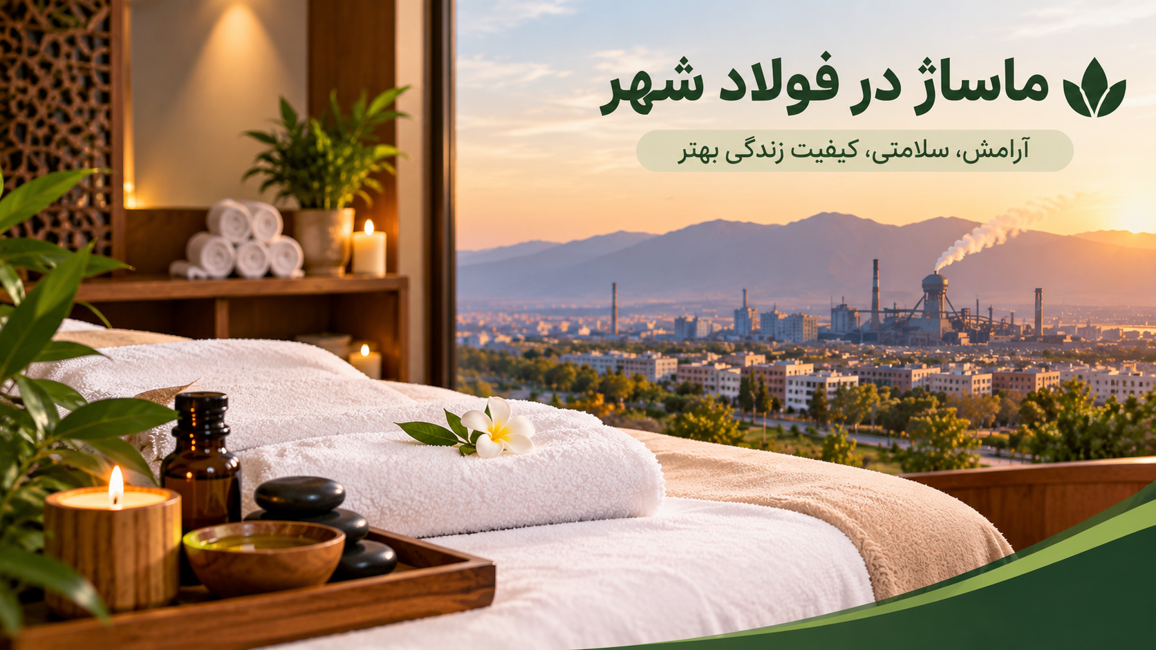 خدمات ماساژ در فولادشهر | ماساژور فولادشهر