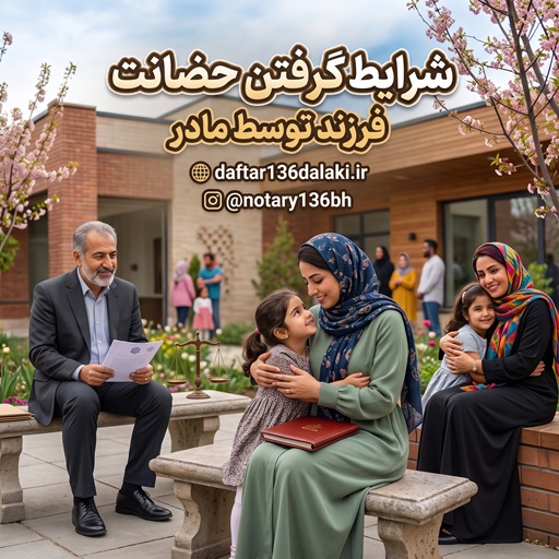 شرایط گرفتن حضانت فرزند توسط مادر