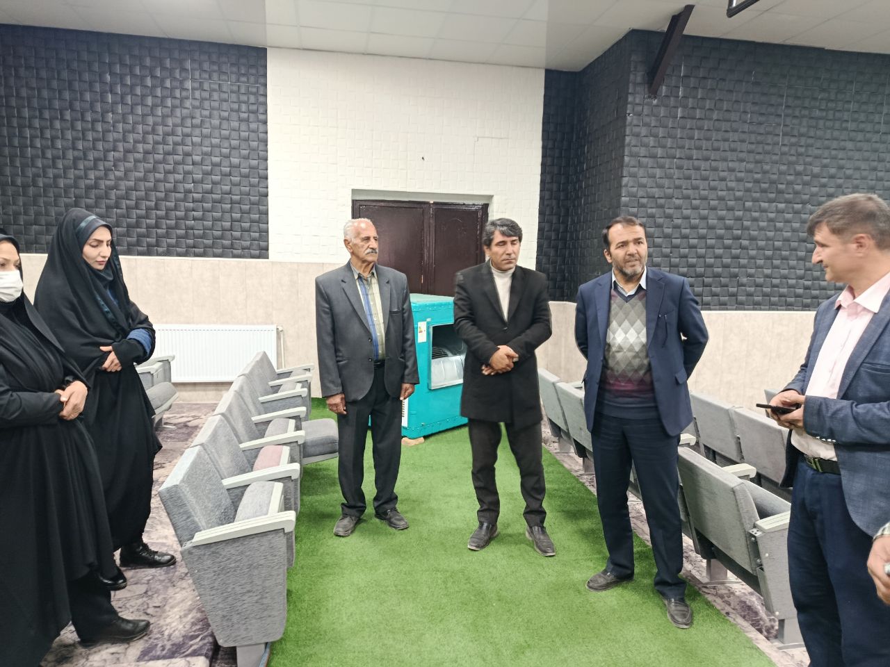 بازدید شهرام فرجی مدیر کل فرهنگ و ارشاد اسلامی استان چهارمحال و بختیاری از خانه هنرمندان ناغان 