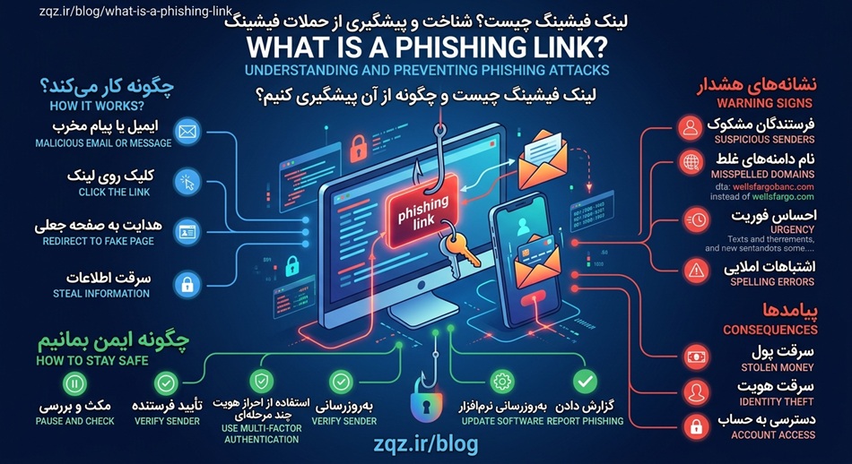 لینک فیشینگ چیست و چگونه آن را تشخیص دهیم؟