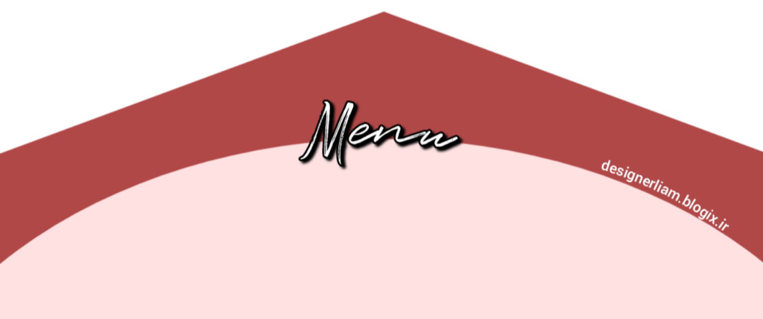 تصویر هدر بخش منو