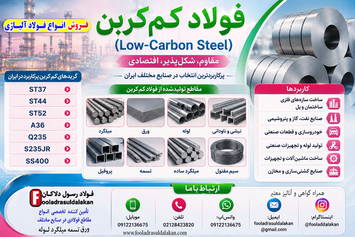 ورق کم کربن-ورق st37