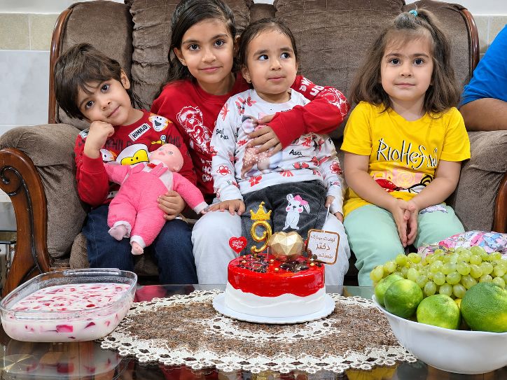 عکس هفتم از زهرا برای تولد یازده‌سالگی